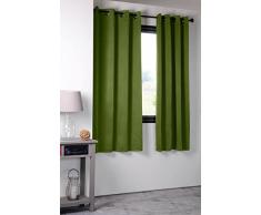 Lovely Casa Notte Rideau OCCULTANT 135X180 CM, Polyester, Olive