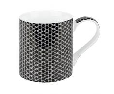 Unbekannt 1116180535 Tasse à café, Porcelaine, Charbon, 11 x 8 x 9,2 cm