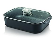 Beka 16370394 Plat à Four, Cast Aluminium, Noir, 39 x 25 x 11 cm