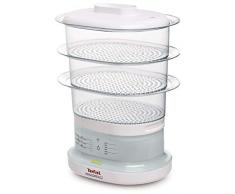 Tefal - VC1301 - Cuiseur vapeur Ã©lectrique, 650 watts, Transparent/Blanc