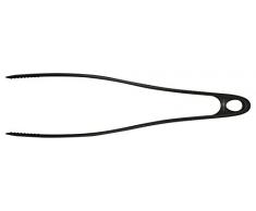 Fiskars Pince de cuisine pour surfaces anti-adhÃ©sives, Longueur: 29 cm, Noir, Essential, 1023810