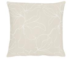 Apelt 4887 Trend Housse de Coussin en Tissu Jacquard Scintillant et printanier Lavable Beige 40 x 40 cm
