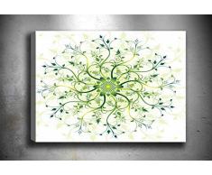 Bonamaison Peinture sur toile, multicolore, 30 x 40 cm - Conçu et fabriqué en Turquie