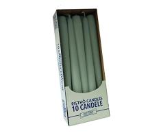 RisthÃ² 56213_24 Bougies en Cire Gris Perle Taille Unique