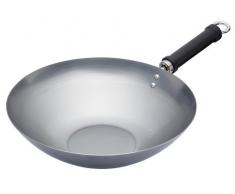 Kitchen Craft Pure Oriental Wok Acier carbone 30 cm