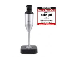 Caso 3298 HB 2200 Pro-Design Mixeur puissant MÃ©langeur, MÃ©langeur, Quirles, purier, hachoir, puissant mixeur plongeant 18/8 en acier inoxydable