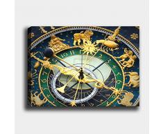 Bonamaison Peinture sur toile, multicolore, 70 x 100 cm - Conçu et fabriqué en Turquie