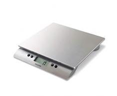 Salter 3013 SSSVDR Balance de cuisine electronique en INOX- Capacité de 10kg, Acier Inoxydable, Argenté, 22,5 x 6 x 23 cm