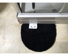 Cazsplash Tapis de Douche, Noir, 60cm x 45cm