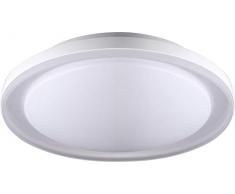 cristalrecord delbo Plafonnier LED rond, Blanc, 40Â W
