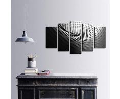 Bonamaison DÃ©coration Murale Ensemble de 5 Impression sur Toile, Dimensions: 100 x 60 Cm - ConÃ§u et fabriquÃ© en Turquie