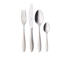 Villeroy & Boch Arthur Couverts de table pour 6 personnes, 24 piÃ¨ces, Acier inoxydable