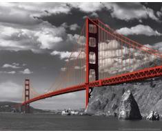 Empire 335920 Mini Poster San Francisco Golden Gate Bridge Couleurs 50 x 40 cm