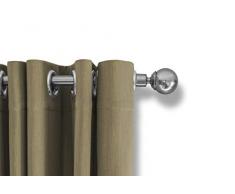 LIFA LIVING, Rideaux Occultants, Rideau Thermique Isolant, Rideaux Salon ou Chambre, Crochets ou Anneaux, 300 x 250 cm (Beige, Crochets)