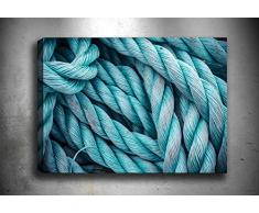 Bonamaison Peinture sur toile, multicolore, 40 x 60 cm - ConÃ§u et fabriquÃ© en Turquie