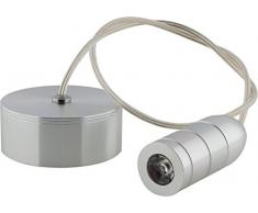 Timpani tmfdeka3ww Spot Ã suspension, 3Â W, Verre, Transparent 3.0Â W