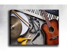 Bonamaison Peinture sur toile, multicolore, 40 x 60 cm - ConÃ§u et fabriquÃ© en Turquie