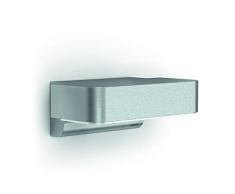 Steinel L 800 LED IHF luminaire mural argent, applique LED avec dÃ©tecteur de mouvement 160Â°, puissance de 10 W