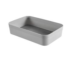 CURVER | Casier Infinity XL - 23 x 15cm, Gris, Crates, 22,8x15,2x5,1 cm
