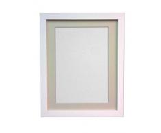 FRAMES BY POST Porte Photo 25 mm de Largeur H7 avec embase Ivoire 7 x 5-Pouces pour Photo de 5 x 3.5-Pouces, Blanc