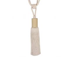 STEPHANOISE Embrasse Bois, Naturel, 30 (h Pompon) x 77 cm (envergure)