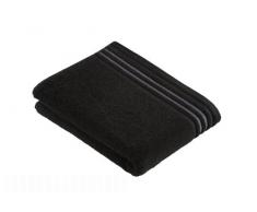 Vossen De Luxe Serviette de bain Noir 67 cm x 140 cm