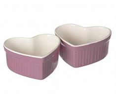 PORCELLANA Lila Go Cupido CÅur Ramequin, Porcelaine, Multicolore, 0.1Â x 0.1Â x 0.1Â cm