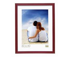 Deknudt Frames S41VK4 Cadre Photo RÃ©sine Rouge 20 x 40 cm