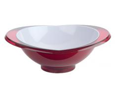 BUGATTI GL3U-02177 Glamour Table Saladier SAN Rouge 34 x 28 x 10 cm