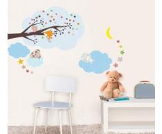 NOUVELLES IMAGES 170.001909.03 Sticker Mural, Papier, Multicolore, 69,5 x 49 x 0,1 cm