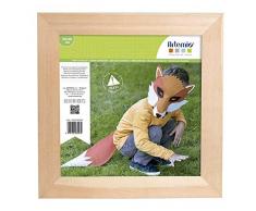 Artemio VICAP3030P Cadre Photo Vitrine, Bois, Beige, 38 x 2,5 x 38 cm