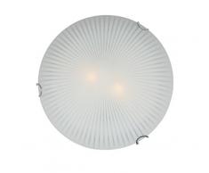 interfan Diana plafonnier avec forme ronde E27, Blanc mat