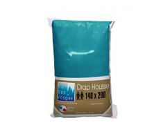 Nuit des Vosges Cotoval Drap Housse Coton Canard 140 x 200 cm