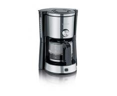 SEVERIN KA 4825 cafetière Electrique, 1000 W, Edelstahl-gebürstet-Schwarz