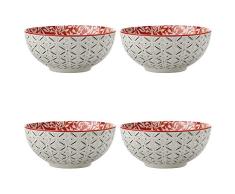 Maxwell Williams Bol Boho, Porcelaine, Rouge, 12,5 cm