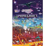 GB Eye Maxi Poster Motif Minecraft World Beyond, Multicolore