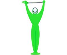 BUGATTI 32-7081CMU Gym Eplucheur ABS/Acier Vert Pomme 6,5 x 3 x 18 cm