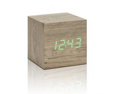 Gingko Cube Cendrier Clic Horloge