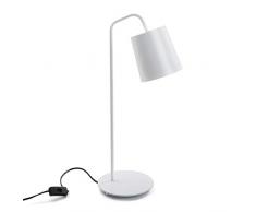 Versa Lampe de Table Flexo 69 x 18 x 43 cm Blanc