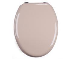 MSV 140019 Abattant WC MDF Beige, INOX