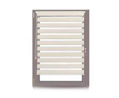 Relaxdays 10026659_730 jour nuit, Store double enrouleur Klemmfix, 110x150 cm, Sans perÃ§age, fenÃªtre, Tissu 106 cm, beige, polyester, aluminium, plastique, 150 x 110 x 6,5 cm