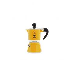 Bialetti 4981 Cafetière Italienne, Aluminium, Jaune, 1 Tasse