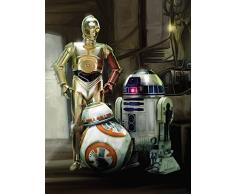 DELESTER DESIGN 2762VEA Star Wars Episode VII Le RÃ©veil de la Force Papier Peint IntissÃ© 2 Panneaux Multicolore 206 x 275 cm