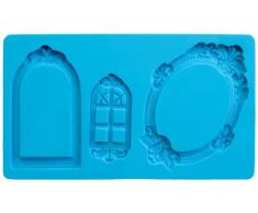 Ibili 872208 Moule 3D Cadres 100% Silicone