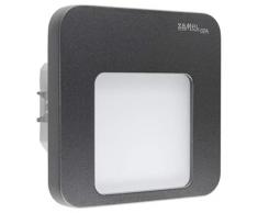 ledix Applique murale LED, Aluminium, graphite, 7.3 x 7.3 x 4.2 cm