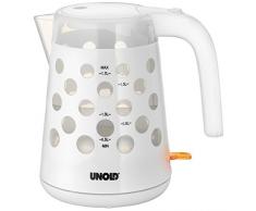 Unold 18540 Flash Bouilloire Pastello, capacité 1,7 l, 2200 W, Blanc