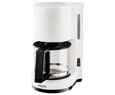 Krups F1830110 Cafetière Aroma, Blanc/Noir,24,6 x 19,40 x 27,8 cm
