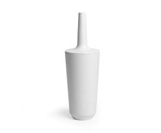 UMBRA Corsa toilet brush. Brosse de toilette Corsa. Coloris blanc. MÃ©lamine. Dimension 11.4cmx36.2cm