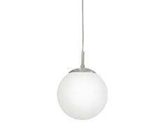 Eglo Lampe suspension, acier, 60Â W, finition nickel satinÃ©