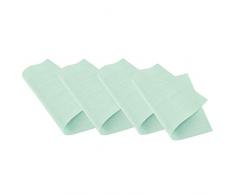 Venilia Set de table tressé MIX MINT, 45 x 30 cm, 4 pcs, antidérapant résiste à la chaleur et fait, Vinyle, 59019